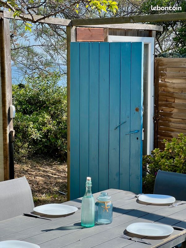 Location cabanon avec accès privé à la plage presqu'ile de giens (image 1)