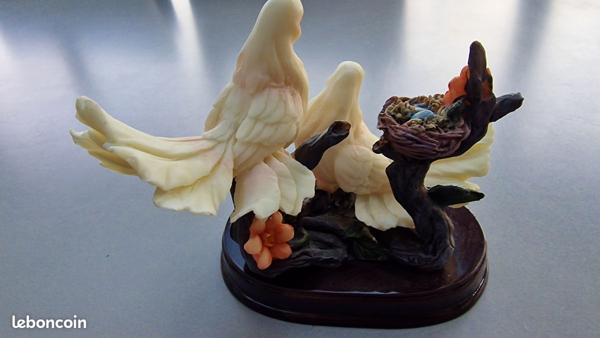 STATUE D'OISEAU, 12 pièces, petite Figurine artisanale en plumes pour STATUE D'OISEAU, 12 pièces, petite Figurine artisanale en plumes pour