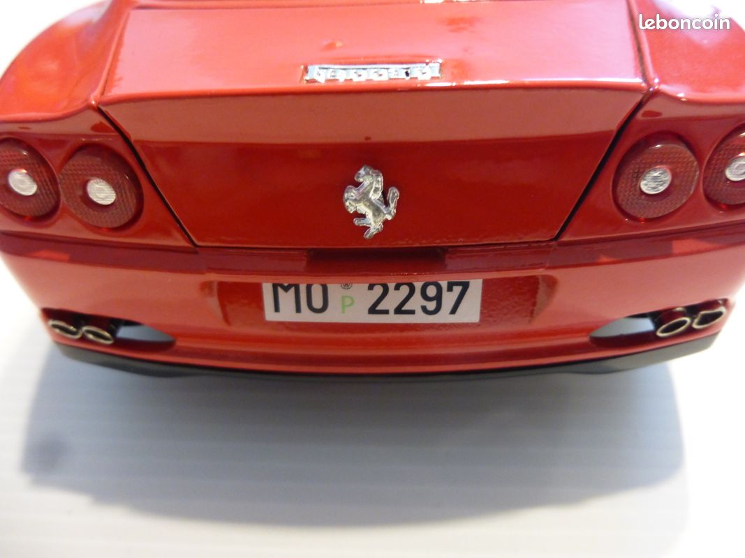 Miniature Burago 1:18 - Ferrari 550 Maranello 1996 - Jaune - Occasion