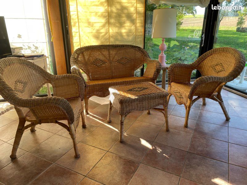 Salon en osier (image 1)