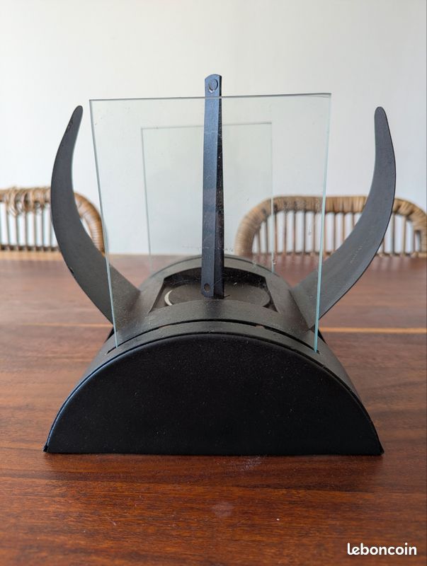 Cheminée de table au Bioéthanol – Design Verre et Noir (image 1)