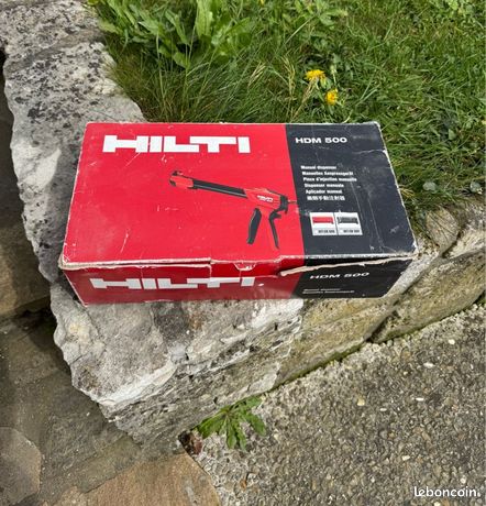 Pistolet Injection Résine Hilti HDM 500 + HIT CB 500 – Neuf, Allemagne