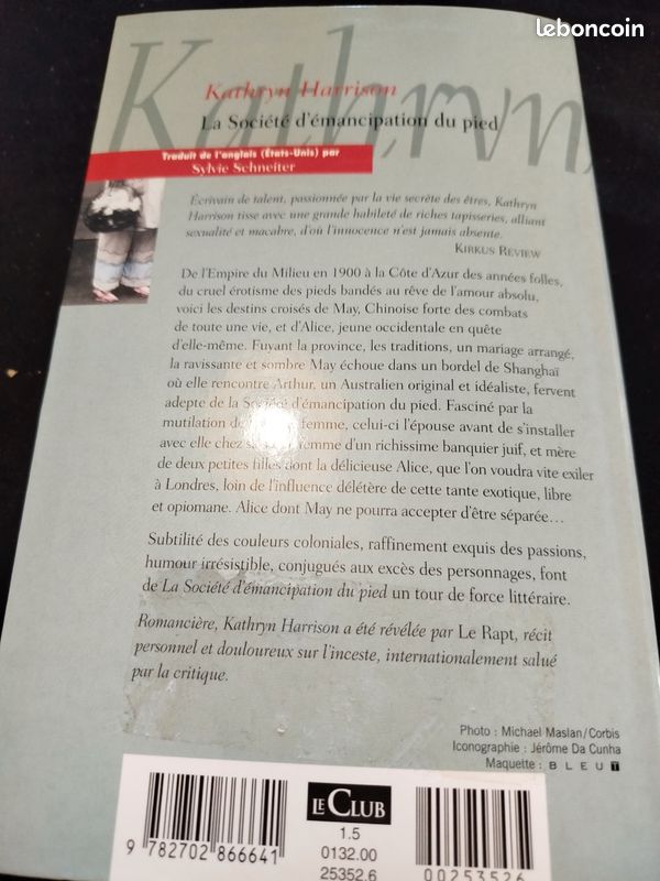 La société d'émancipation du pied, Kathryn Harrison (image 2)