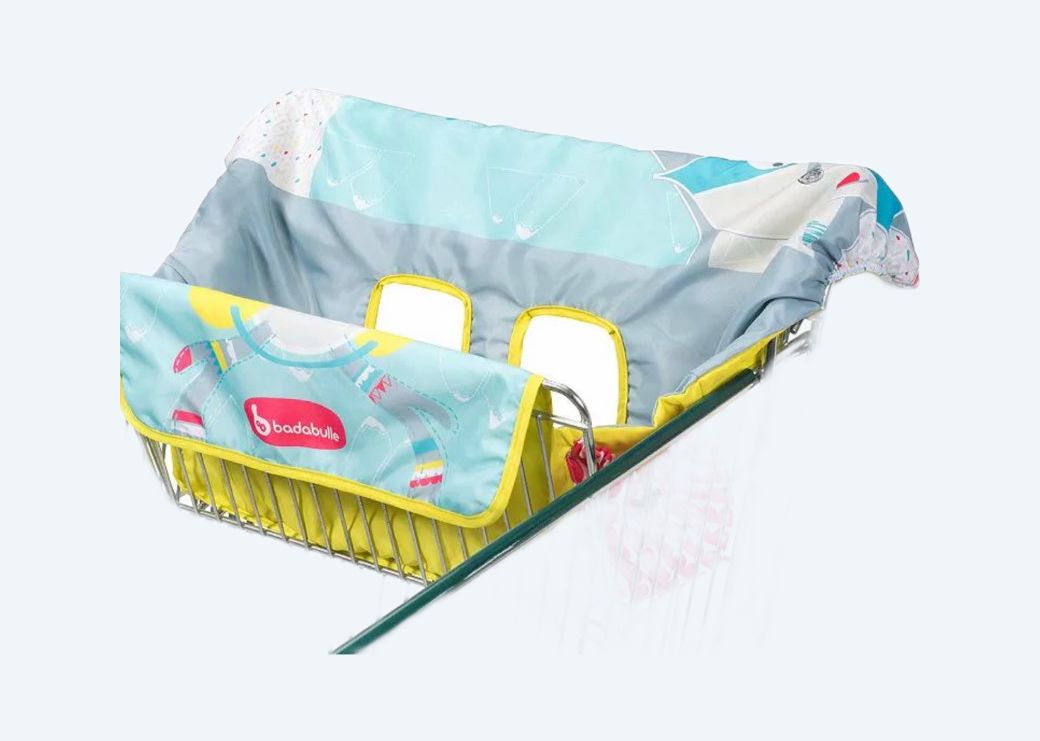 Badabulle Protège-siège chariot pour enfant - 2 jouets sensoriels intégrés  - Cdiscount Puériculture & Eveil bébé