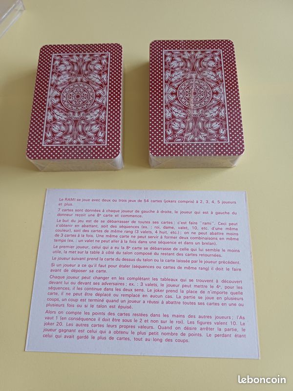 2 Mazzi Di Carte Da Gioco Ducale Origine – 54 Carte Cadauno, Qualità Premium, Per Rami E Giochi Di Società