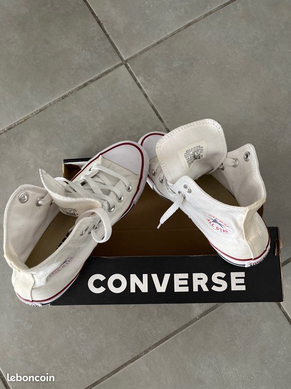 Converse blanche (image 5)