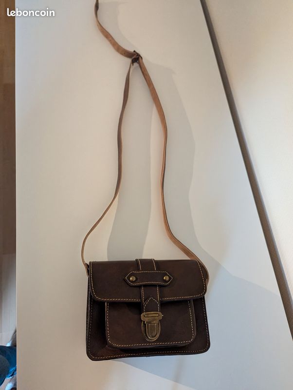 Sac 100% cuir fait main maroquinerie Accessoires Bagagerie - Main Image