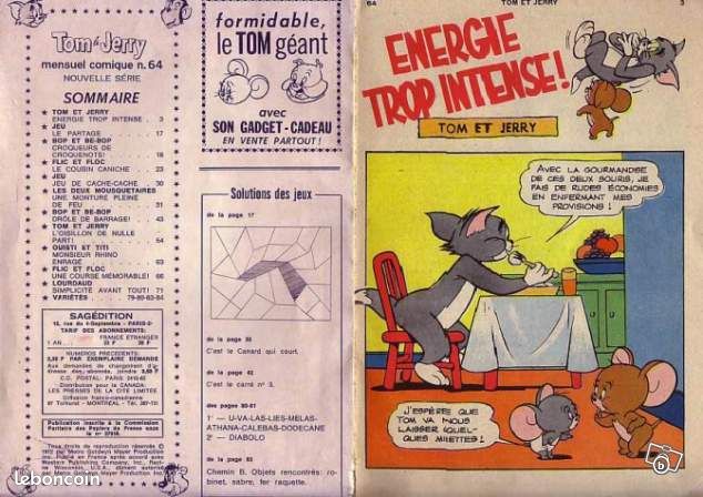 Tom & Jerry Mensuel 64 / 1972 (image 3)