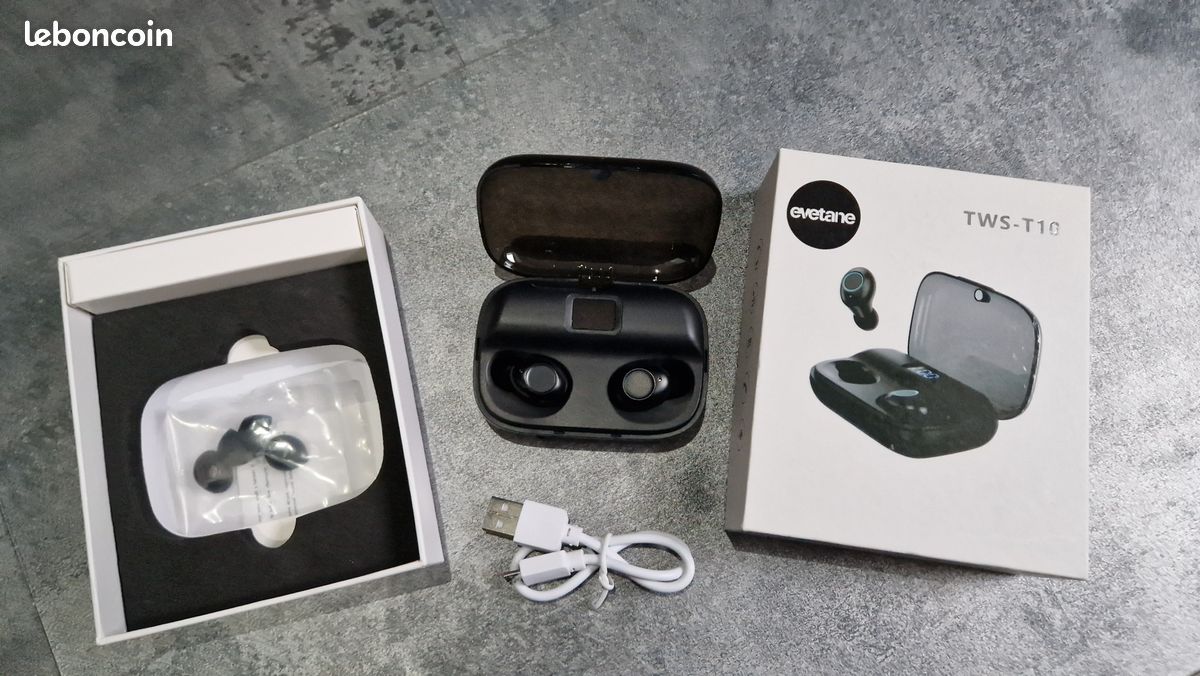 Écouteur Bluetooth Evetane TWS -T10 (image 2)