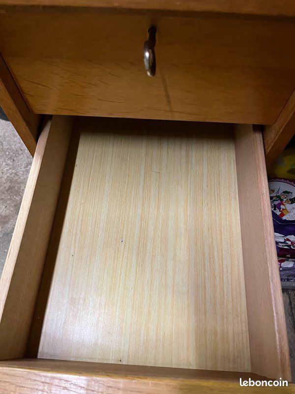 Bureau pieds compas vintage (image 4)
