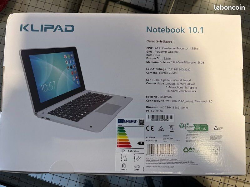 Notebook Klipad neuf (image 2)