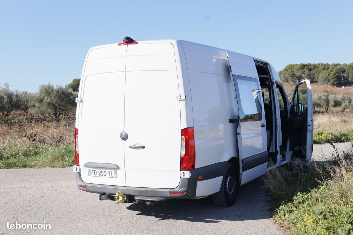 Sprinter 316 CDI Automatique 7G-TRONIC PLUS | FULL OPTIONS |6 Places CG| UTILITAIRE ↔ VAN AMÉNAGÉ (Plug & Play 5 min) | CT OK (image 10)