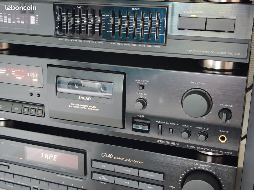 Sony TC-K561S – platine cassette 3 têtes, entièrement révisée – Dolby S (image 3)