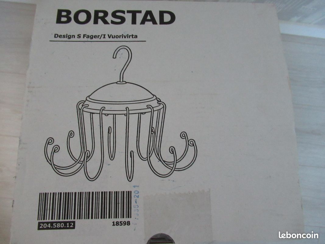 Suspension en métal noir état neuf pour accrocher bols - casseroles ou déco de NOEL avec boîte d'origine (image 4)