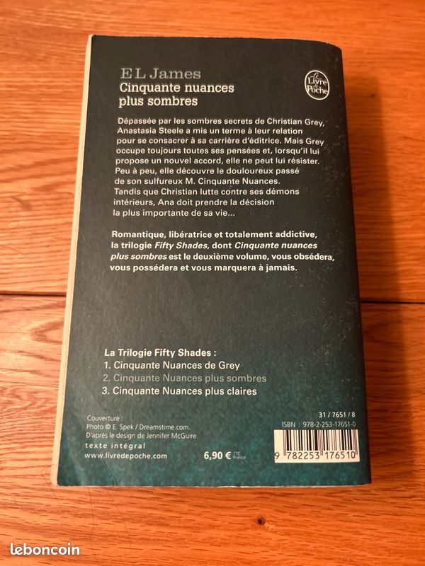 Cinquante nuances de Grey – EL James – 4 livres (image 6)