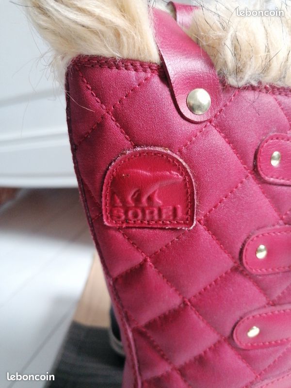 SOREL - BOTTES APRES-SKI - TOFINO CVS - ROUGE / NOIR - Pointure 36 1/2 - NEUF 👢 (image 6)
