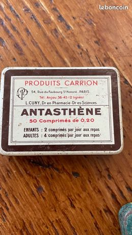 Ancienne Boîte à Médicaments Vintage - Petit Objet Déco Rétro Collector