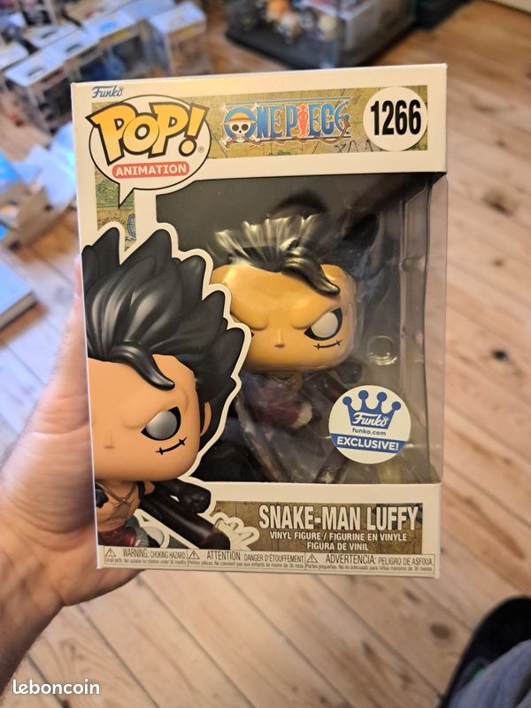 Funko Pop! One Piece - Snake-Man Luffy Métallisé #1266 Exclusive - Neuf