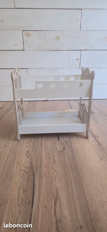 Lit superposé en bois pour poupées ou poupons (image 1)