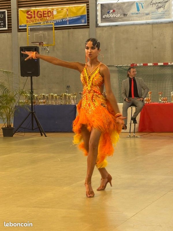 Acheter Robe de Danse Latine marque FASHION DANCE modèle WDLT719BK