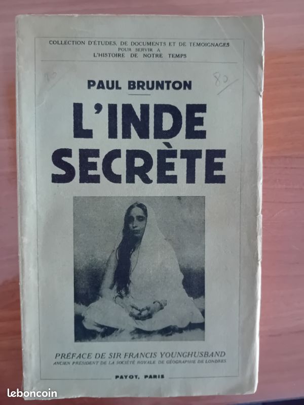 L'Inde secrète Paul Brunton 1937 (image 1)