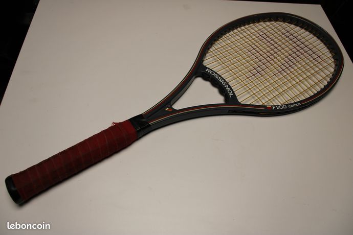 Lot de 2 raquettes de tennis vintage: une Coq Sportif Concept 3 Midsize TXM Roscoe Tanner et une Rossignol F200 carbon - Sport & Plein air