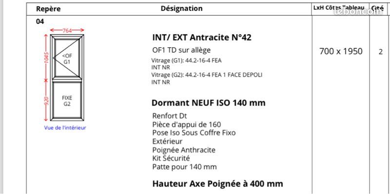 Fenêtre anthracite neuve (image 3)