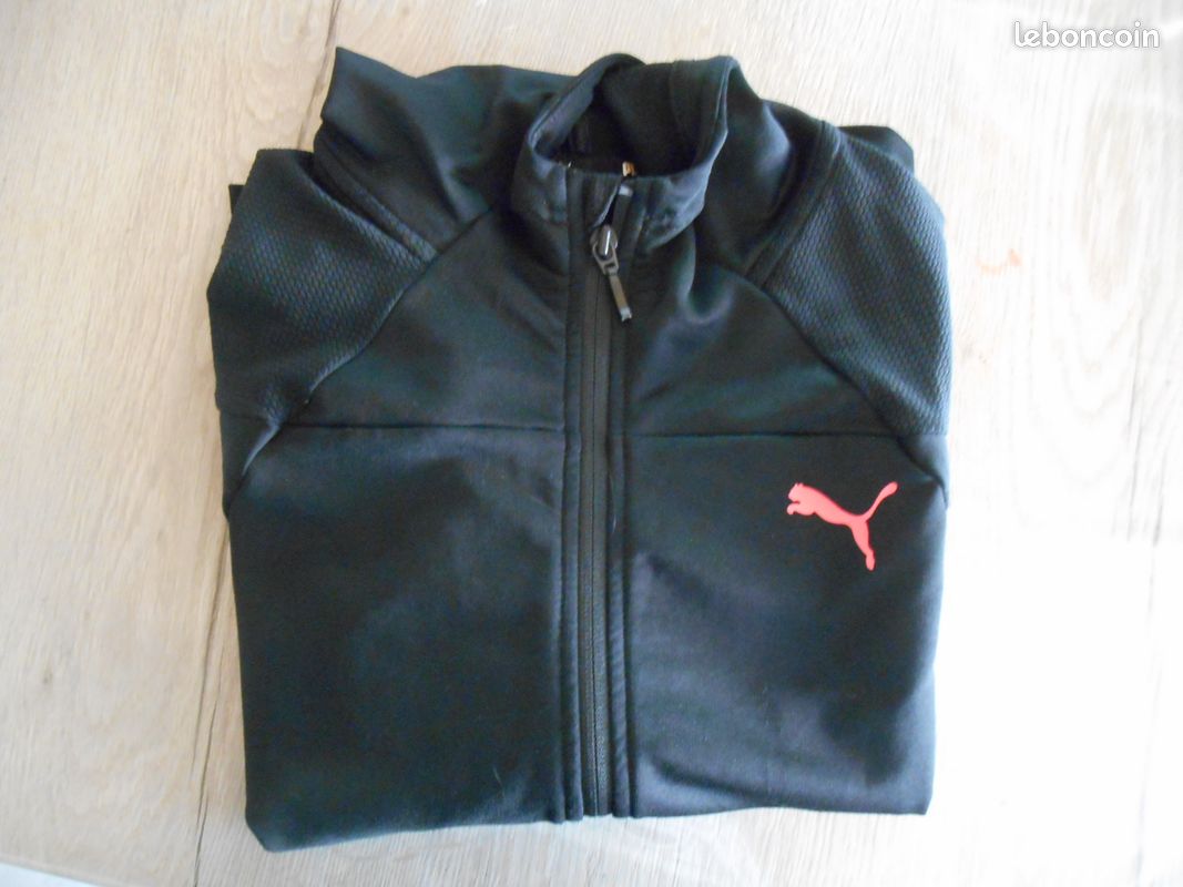 Veste de sport noir Puma 9 ans (image 1)
