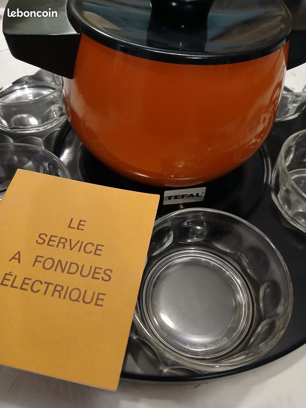 Service fondue rouge tefal (image 1)