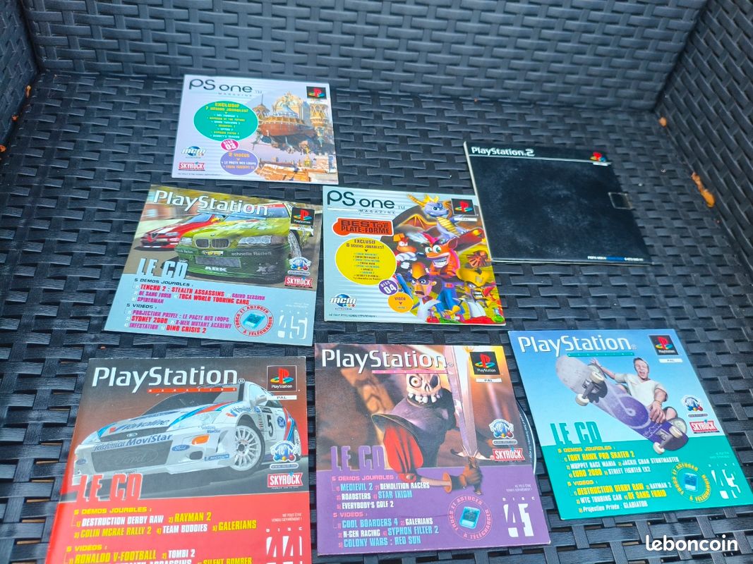 Lot 7 CD de Démos Officielles PlayStation 1 & 2 (Années 2000) - Nostalgie (image 1)