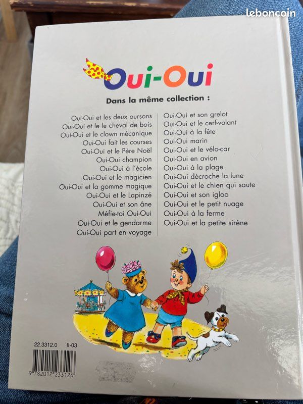 Livre enfant oui oui à la fête couverture rigide (image 3)