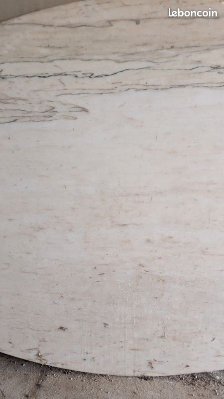 Plateau Ovale Table Marbre Rose du Portugal (image 2)