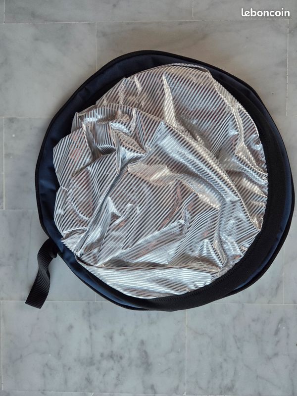 Grand Réflecteur Lastolite Pliable 120cm - Double Face Or/Argent Pour Photo - Réf.4834