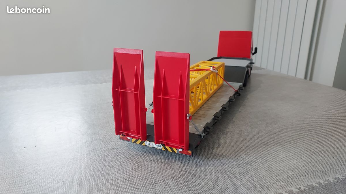 NU LOT PLAYMOBIL Grand Camion Grue Sapeurs Pompier Grande Echelle 3781
