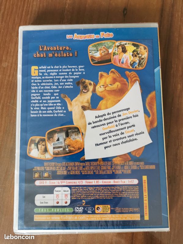 Dvd neuf garfield (image 2)