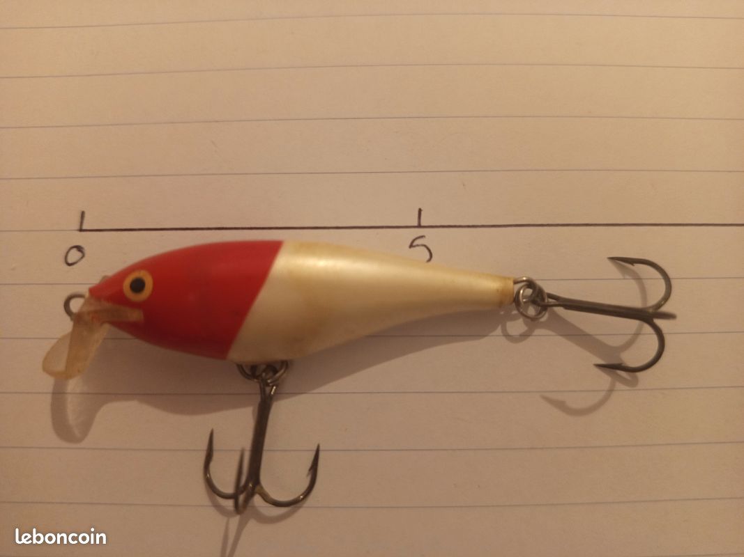 Vintage Rapala Shad Rap SR-7 P 2 3/4 5/16oz. Crankbait Fishing