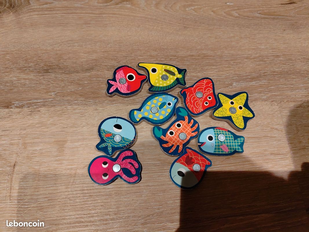 10 Poissons aimantés janod (image 1)
