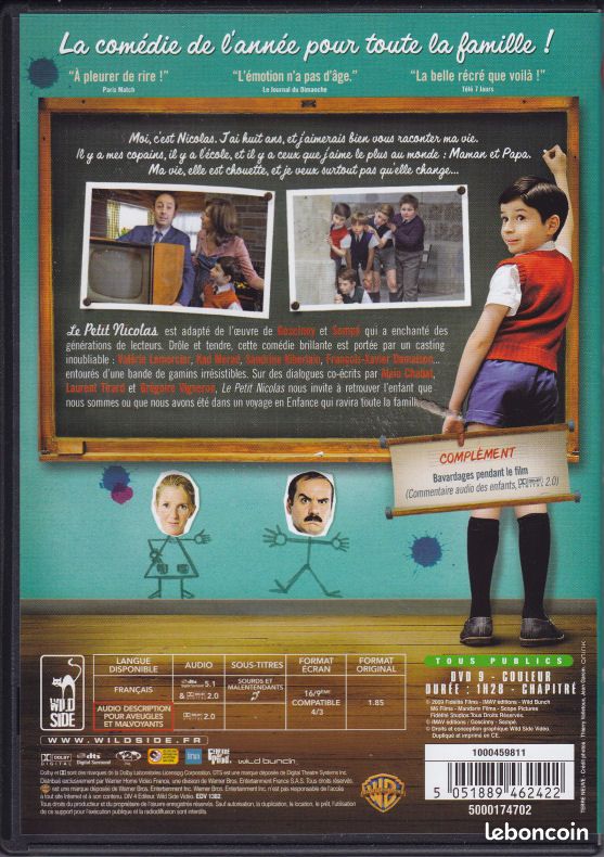 DVD - LE PETIT NICOLAS - Lemercier - Merad (image 2)