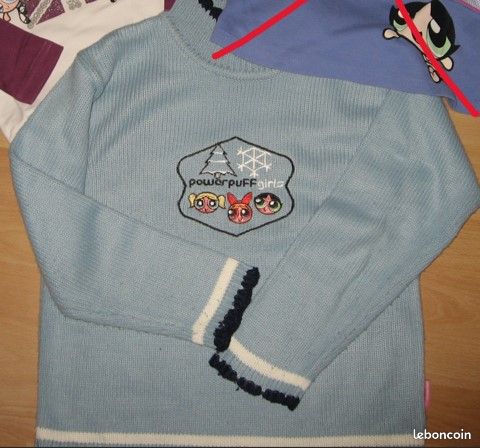 Pull SUPER NANAS Powerpuff Girls 10 ans (pasc03) (image 1)