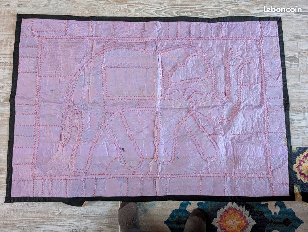 Tenture murale Patchwork Elephant - Boutique Indienne