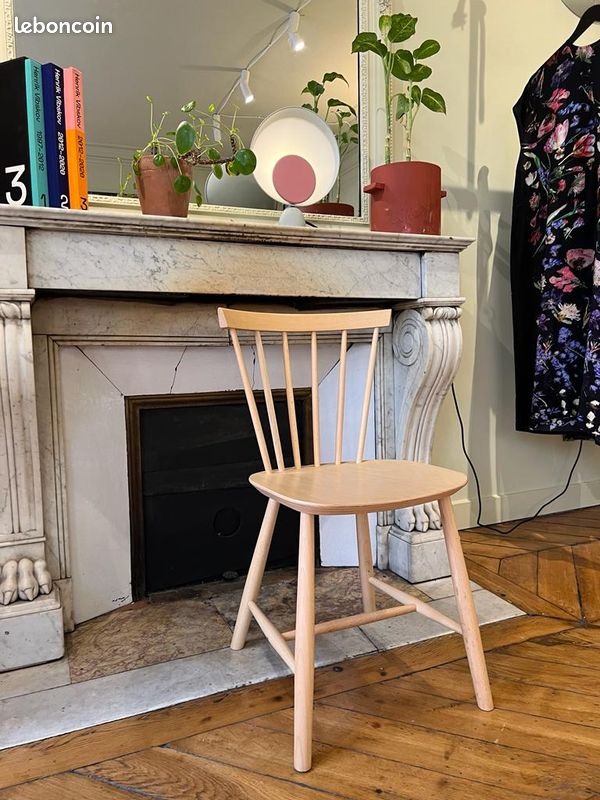 FDB Mobler J46 Beech Natural Chair (image 1)