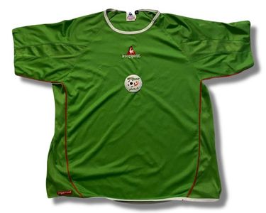 Short Vintage Le Coq Sportif Années 70 - Taille M, Couleur Vert, Nylon, Unisexe, Très Bon état