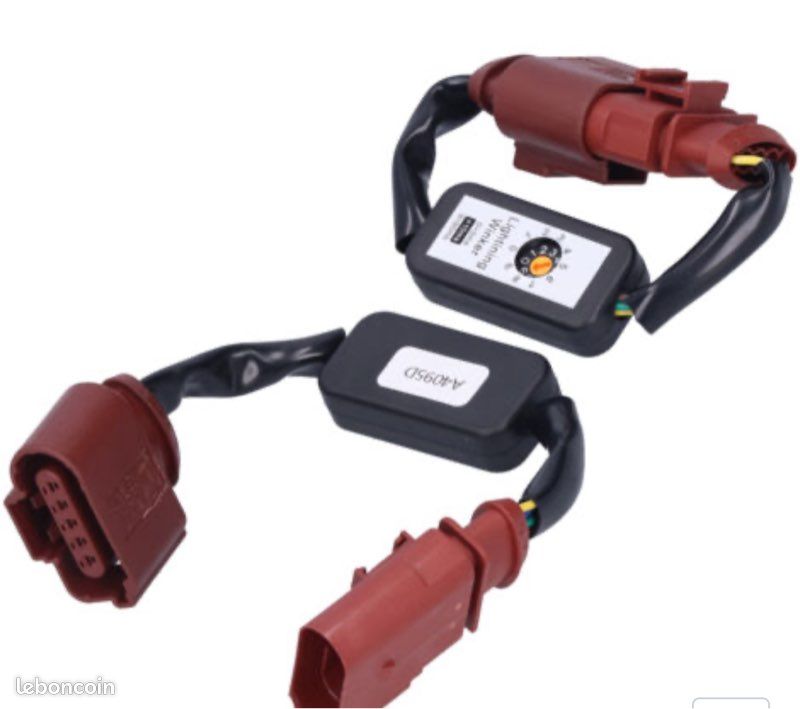 Lot de 2 clignotants LED T20 7443, feux de freinage, Canbus, sans erreur, résistance anti