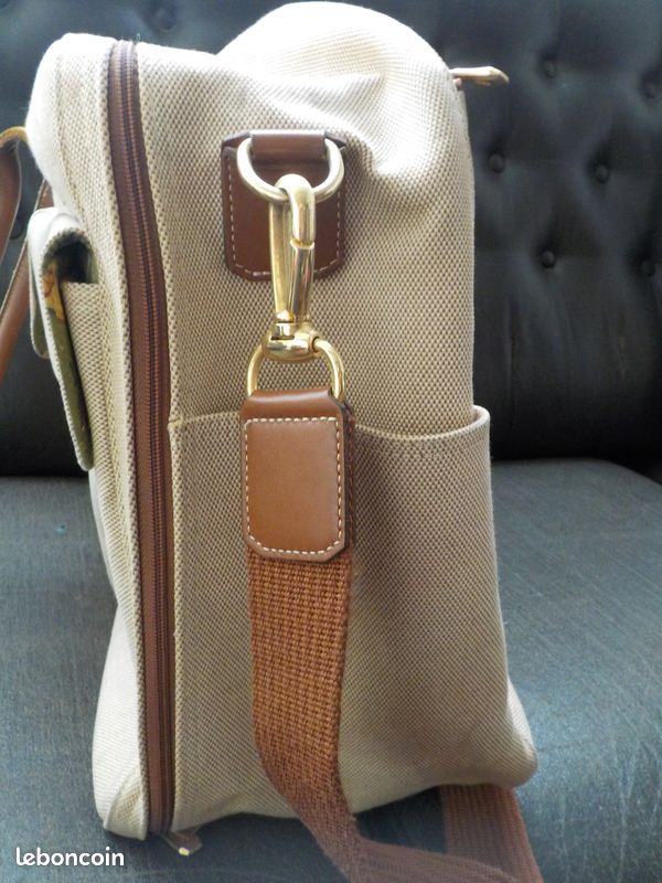 Shoulder Bag Longchamp Bagagerie Sac Valise à Bandoulière En Toile