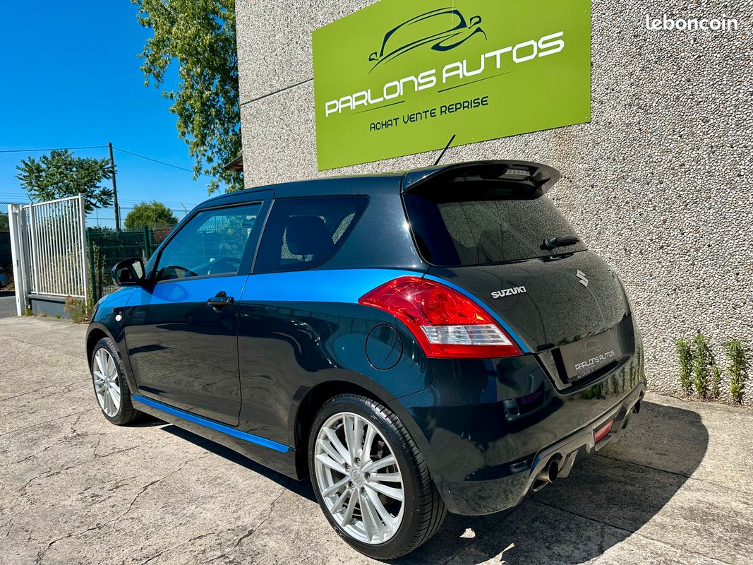 SUZUKI SWIFT III 1.6 VVT 136 SPORT 3P-10/2014-Bluetooth-Sièges Baquets/Chauffants-Régulateur-Alarme-Radars-Révisée-Parfait Etat-Historique Complet SUZUKI (image 2)