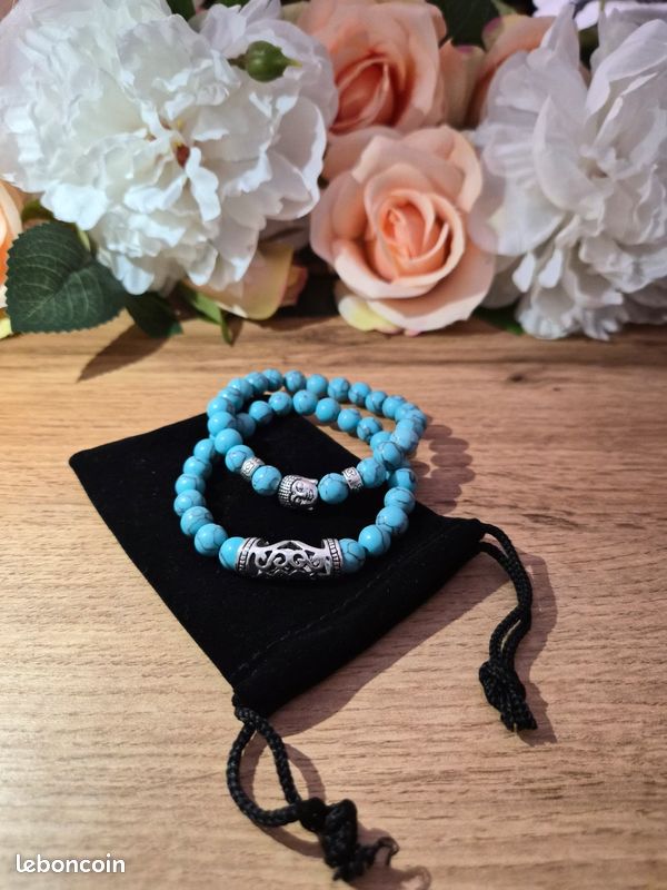 Bracelet perle pierre (image 2)