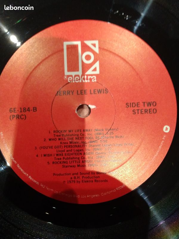 LP 33 tours Jerry Lee Lewis . Country, Rock'n'roll (image 4)