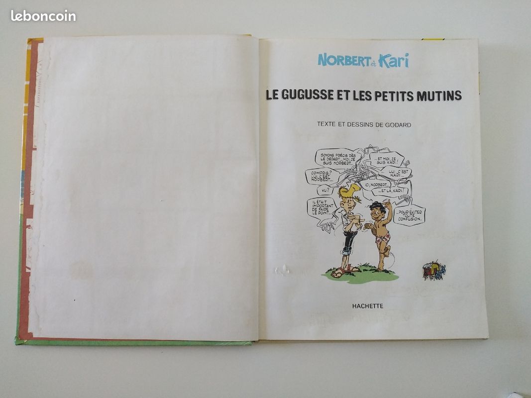Livre ancien BD Norbert et Kari Le gugusse et Les petits mutins (image 4)