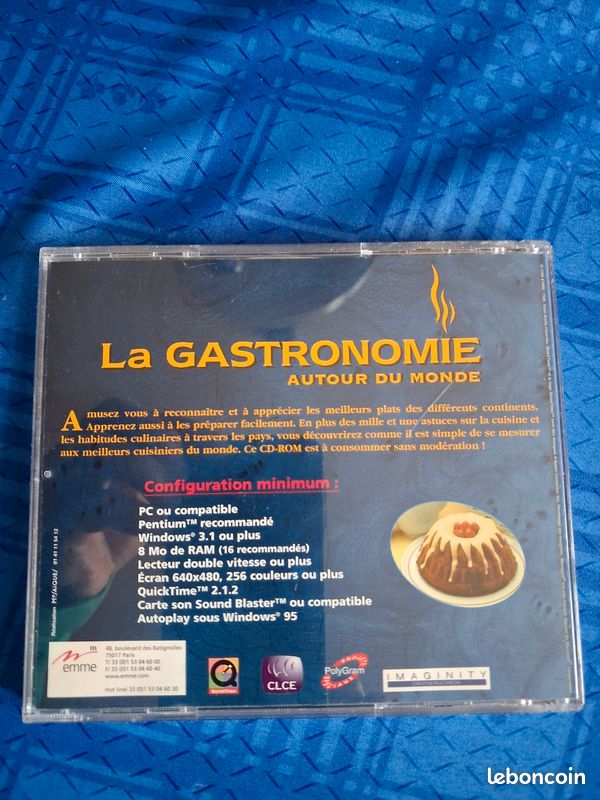 3 cd-rom pc gastronomie, dinosaures, les grands moments du xx siècle (image 9)