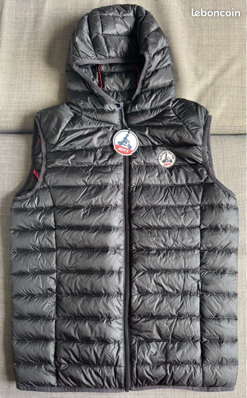 Doudoune JOTT sans manches Pat Noos Noir Vêtements